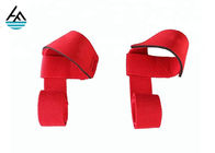 Red Weightlifting Wrap Wrap z Thumb Loop, Wrist Support Straps Bodybuilding