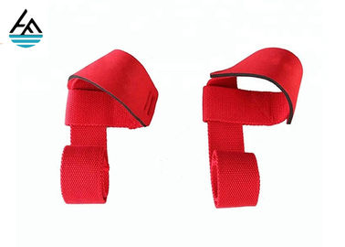 Chiny Red Weightlifting Wrap Wrap z Thumb Loop, Wrist Support Straps Bodybuilding fabryka